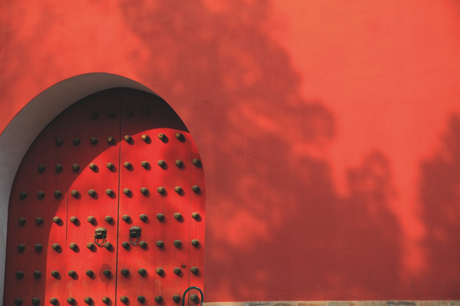 Red gateway in Nanjing